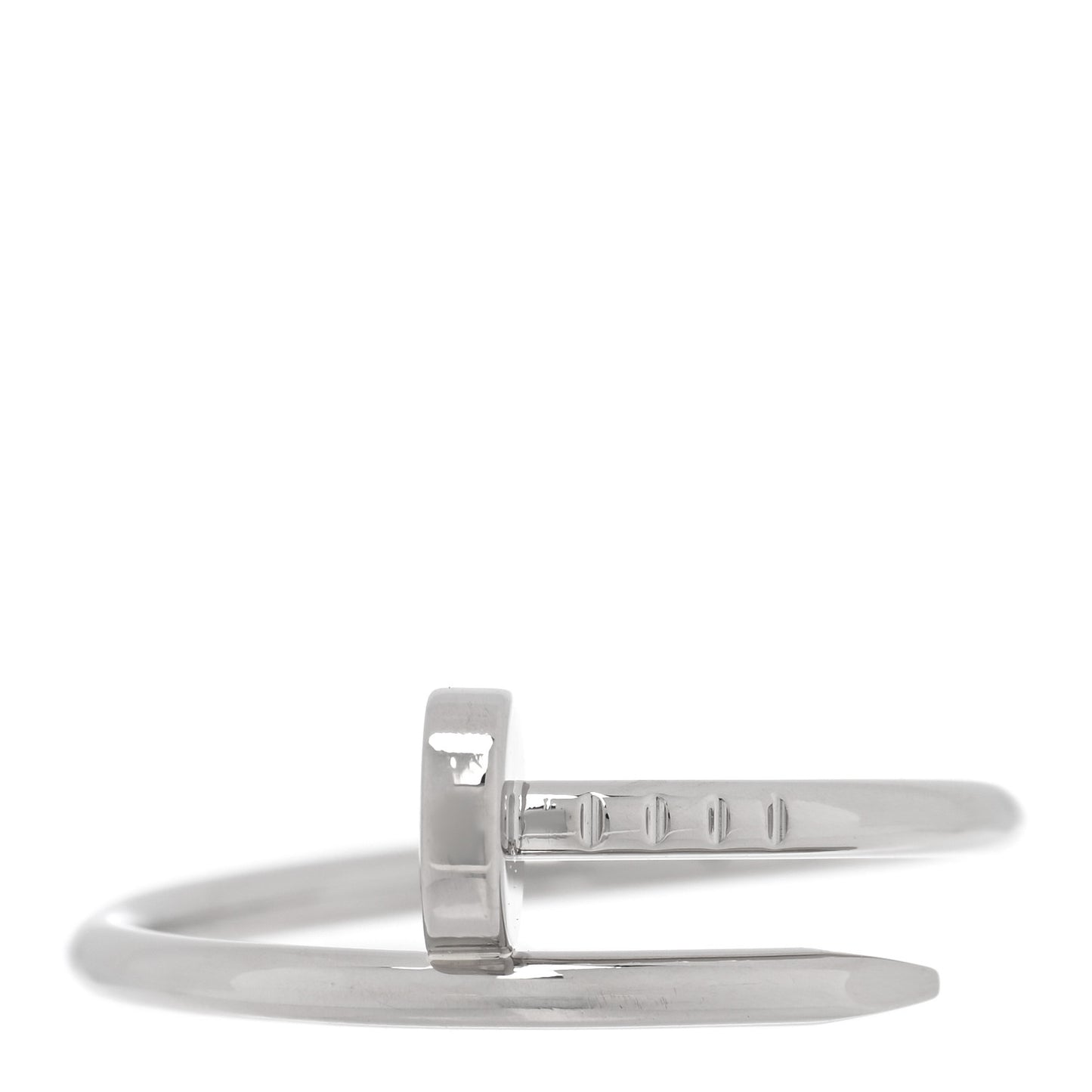 18K White Gold Small Juste Un Clou Ring 57 8