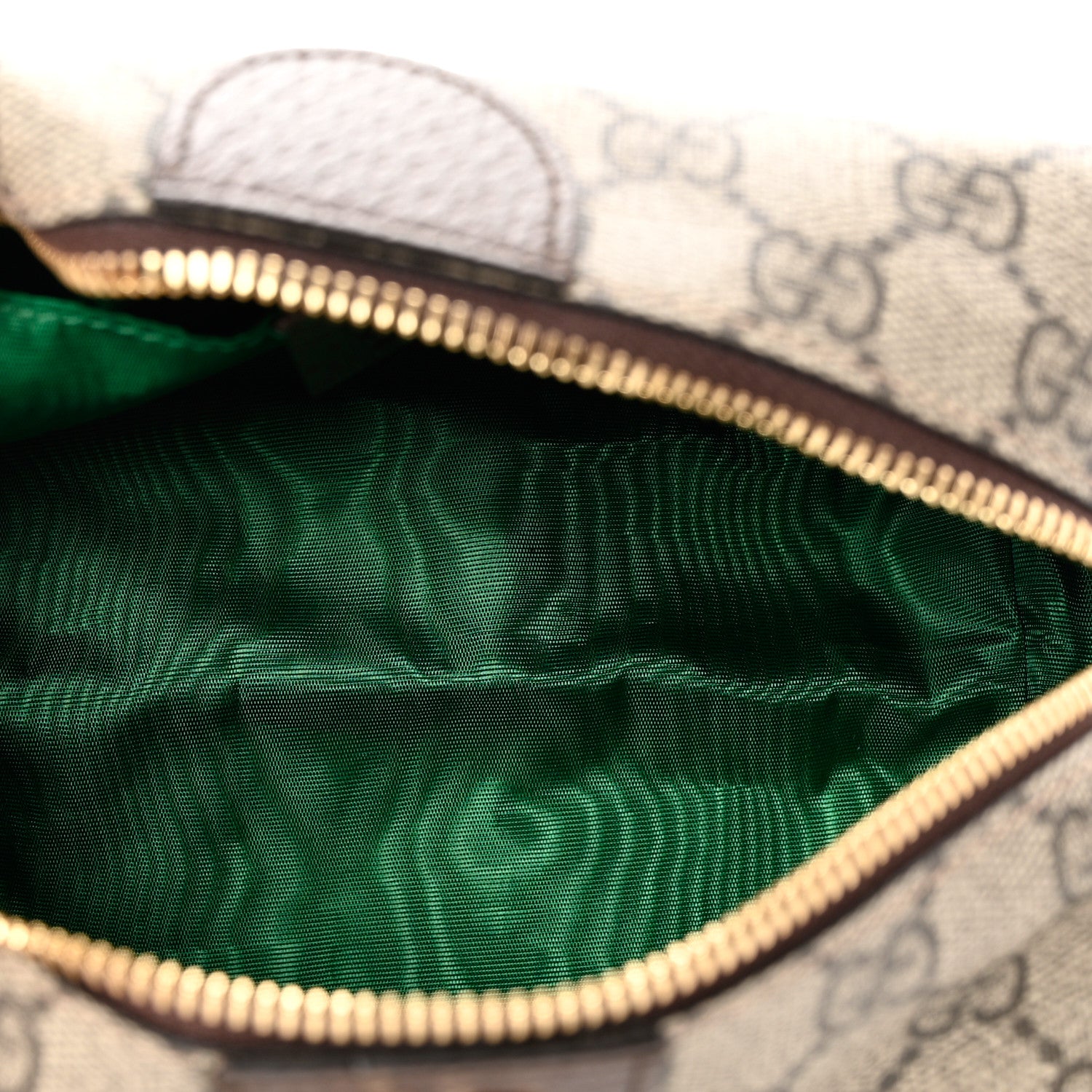 Gucci Soft GG Supreme Monogram Calfskin Medium Ophidia Cosmetic Case Beige Ebony New Acero 5 of 8