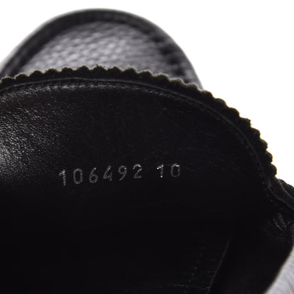 Gucci Calfskin Mens Horsebit Web Driver Loafers 10 Black 8 of 10
