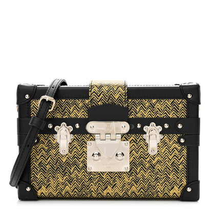 Louis Vuitton Epi Chevron Printed Petite Malle 1 of 10