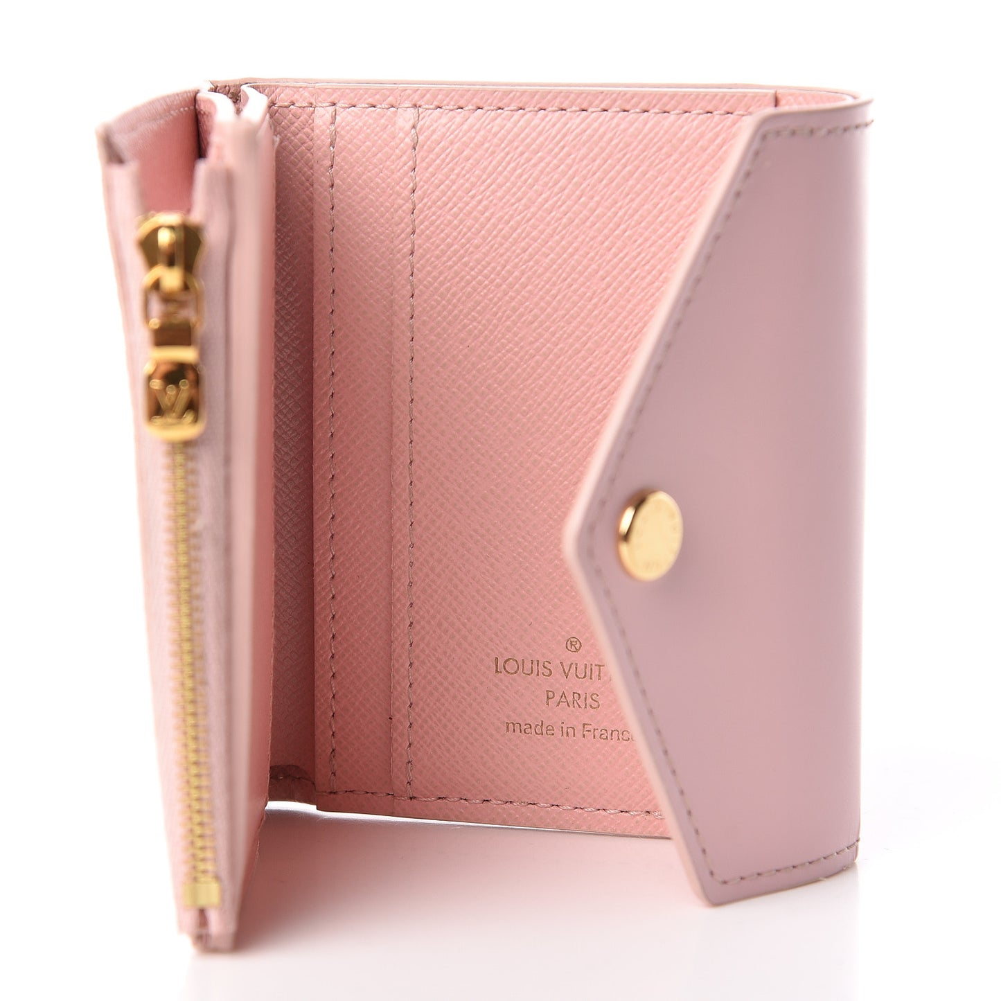Damier Azur Zoe Wallet Rose Ballerine