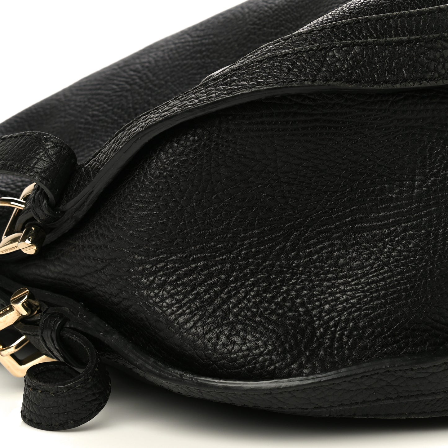 Calfskin Hobo Black