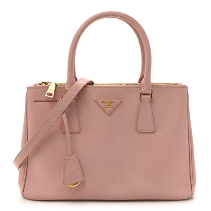Prada Saffiano Lux Small Double Zip Tote Orchidea 1 of 13