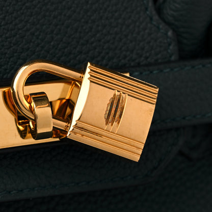 Hermes Togo Birkin 30 Vert Cypress 10 of 10