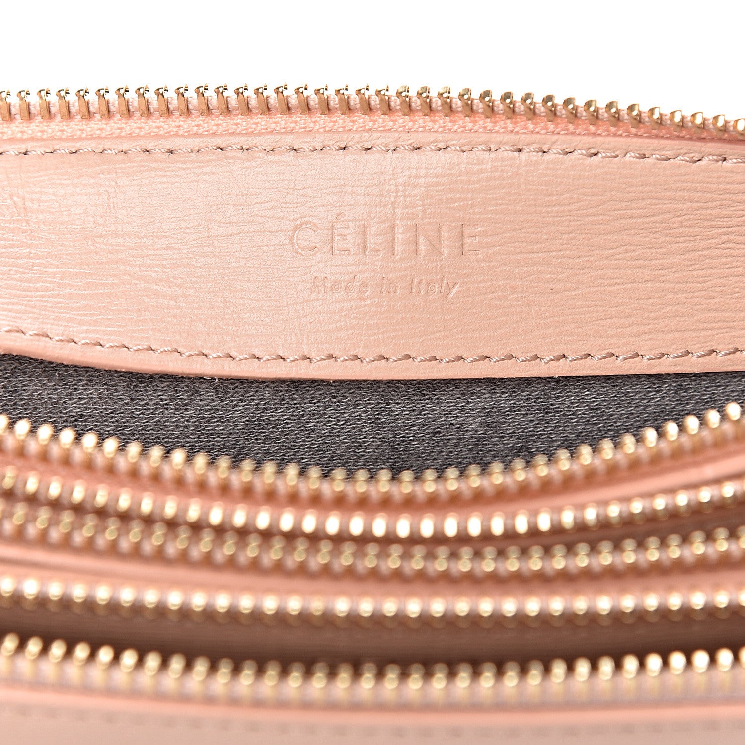 Celine Liege Calfskin Small Trio Crossbody Bag Blush 9 of 14