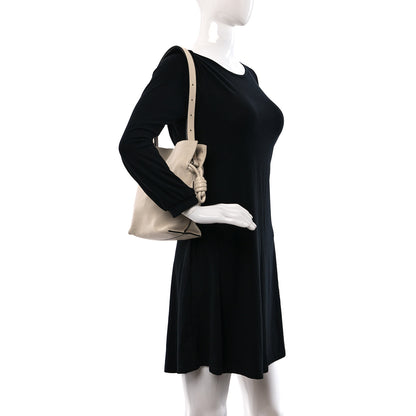 Loewe Calfskin Small Flamenco Knot Bag Ivory 2 of 13