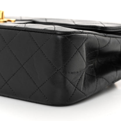 Chanel Lambskin Quilted Small Double Flap Black 11 of 16