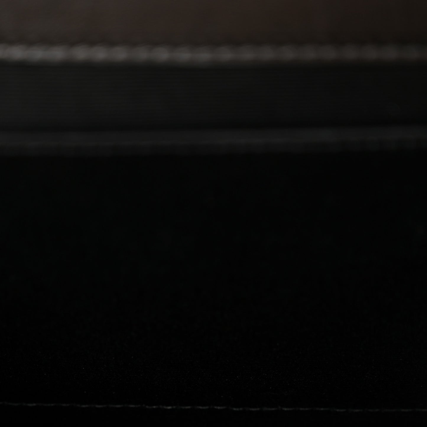 Lambskin Carre Quilted Cassandre Pouch Clutch Black