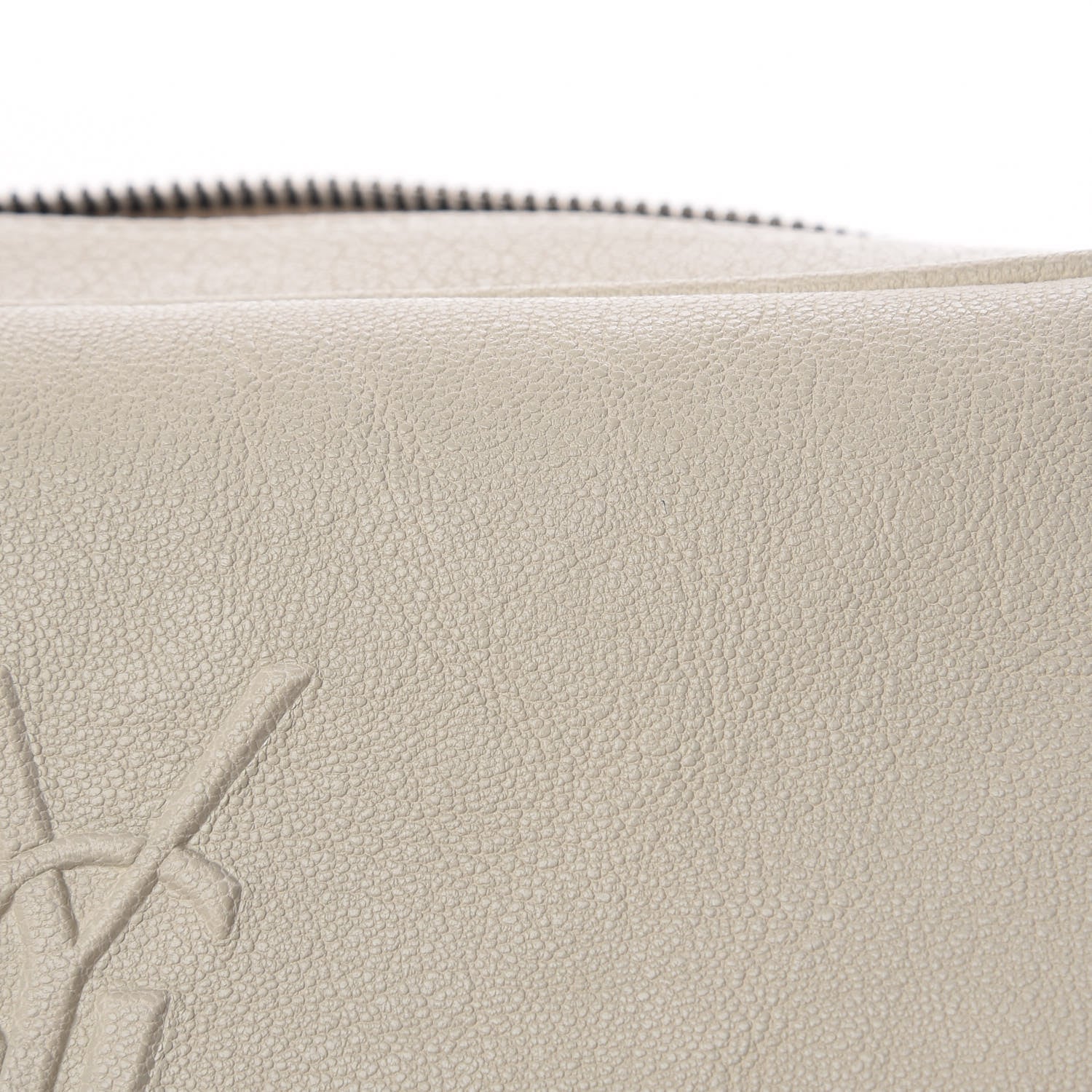 Saint Laurent Lambskin Monogram Small Lou Camera Bag Icy White 8 of 8