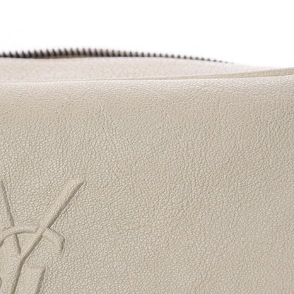 Saint Laurent Lambskin Monogram Small Lou Camera Bag Icy White 8 of 8