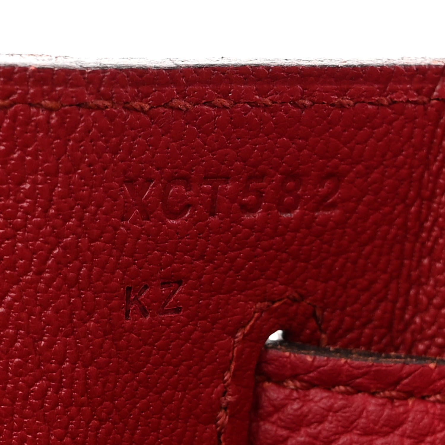 Hermes Togo Kelly Retourne 32 Rubis 7 of 15