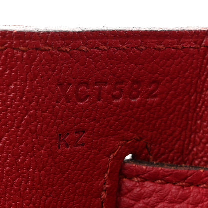Hermes Togo Kelly Retourne 32 Rubis 7 of 15