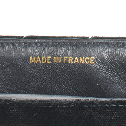 Chanel Velvet Mini Kelly Flap Black 7 of 8