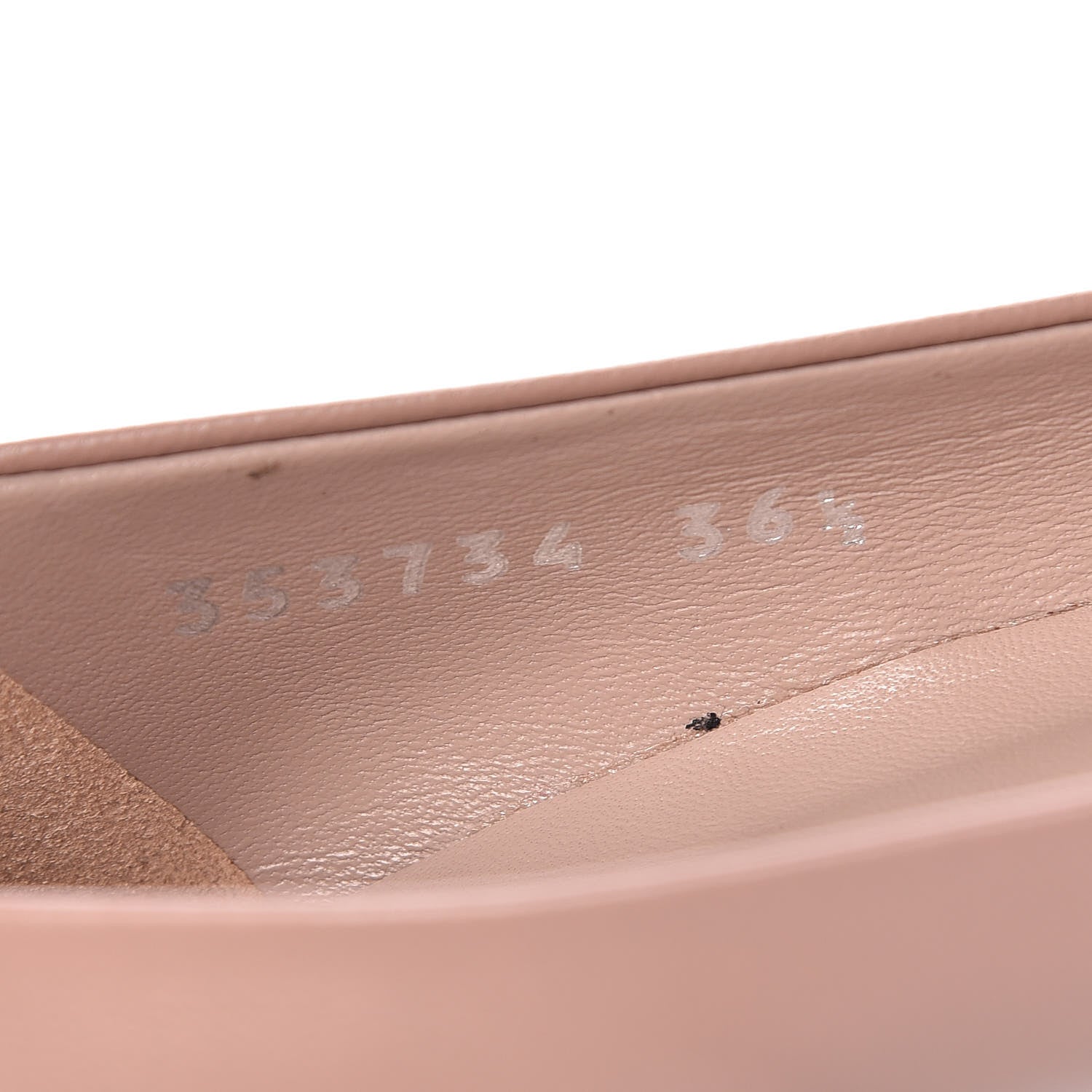 Gucci Nappa Crystal Interlocking G Low Heel Pumps 36.5 Dark Cipria 8 of 9