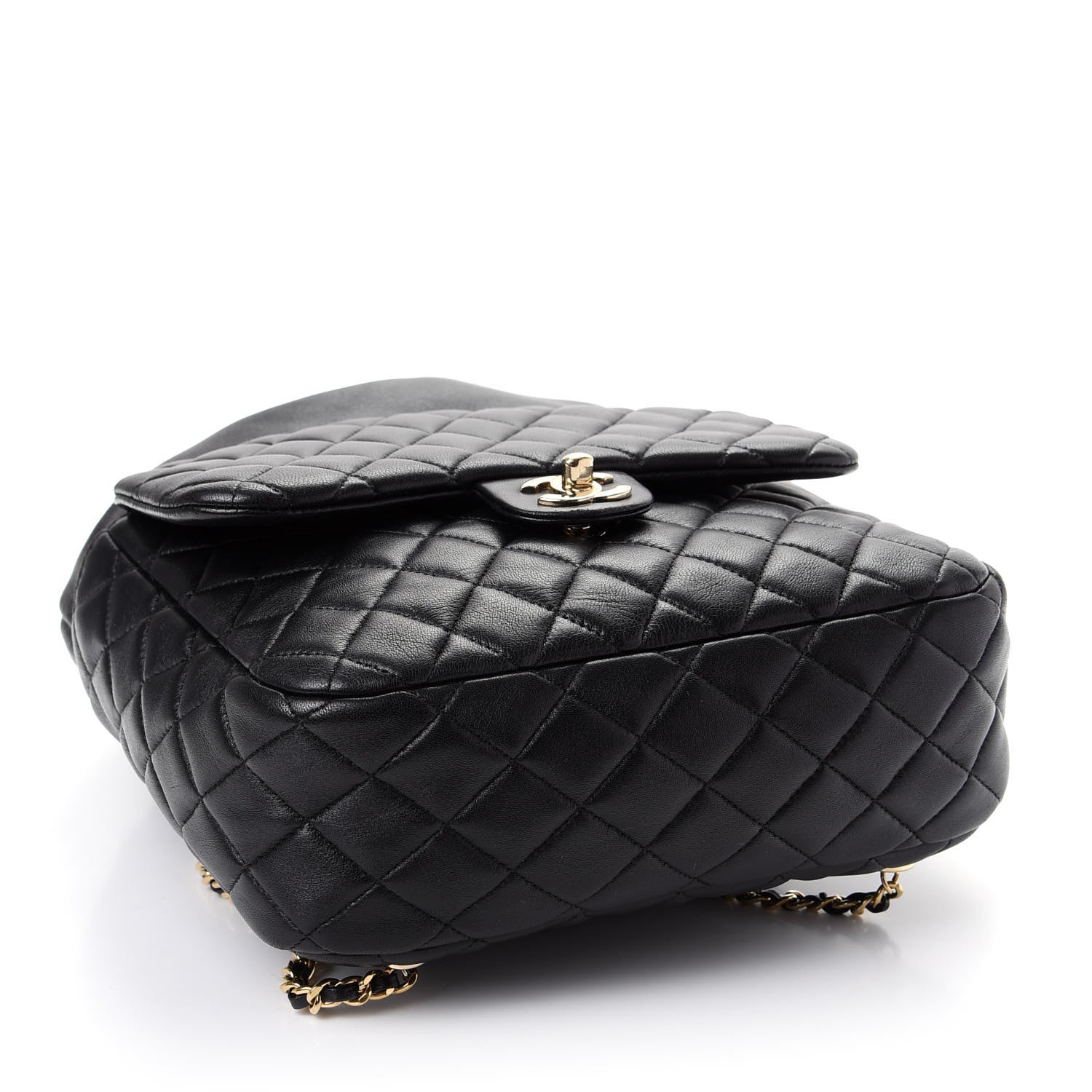 Chanel Lambskin Quilted Large In Seoul Backpack Navy 3 of 9