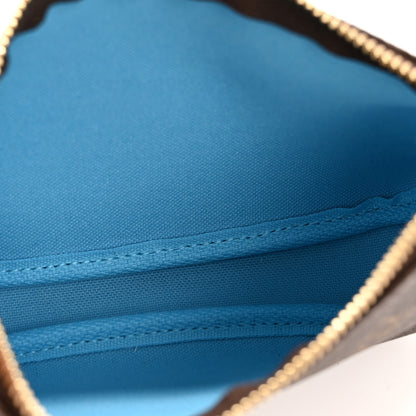Louis Vuitton Monogram 2022 Christmas Animation Tokyo Mini Pochette Accessories Blue 5 of 8