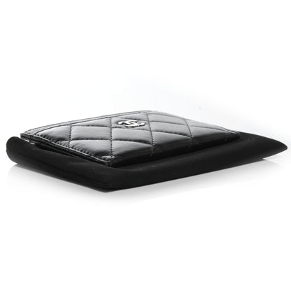 Chanel Lambskin Quilted Card Holder Black 4 of 8