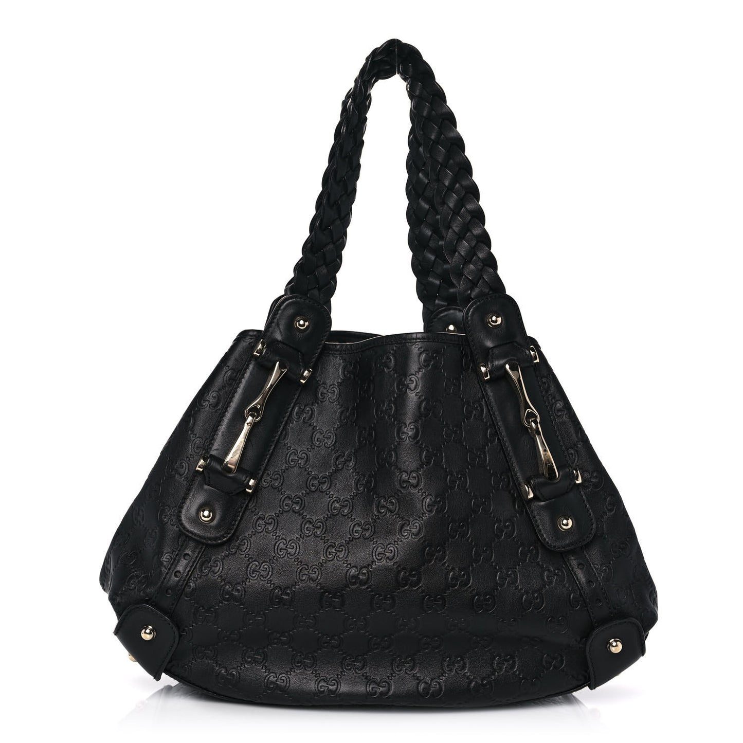 Guccissima Small Pelham Shoulder Bag Black