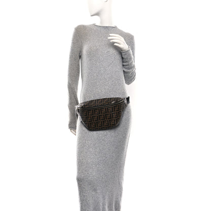 Fendi Vitello Century Bi-Color FF 1974 Embossed Belt Bag Maya Black 3 of 10
