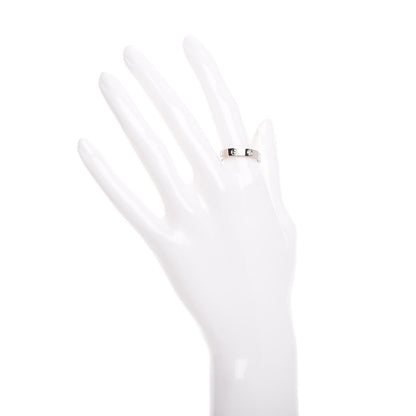 Cartier 18K White Gold Diamond 3.5mm LOVE Wedding Band Ring 56 7.25 2 of 6