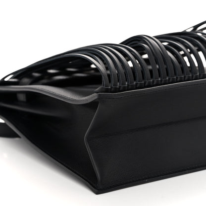 Hermes Swift Kelly Danse Anate Fringed Belt Bag Black 8 of 9