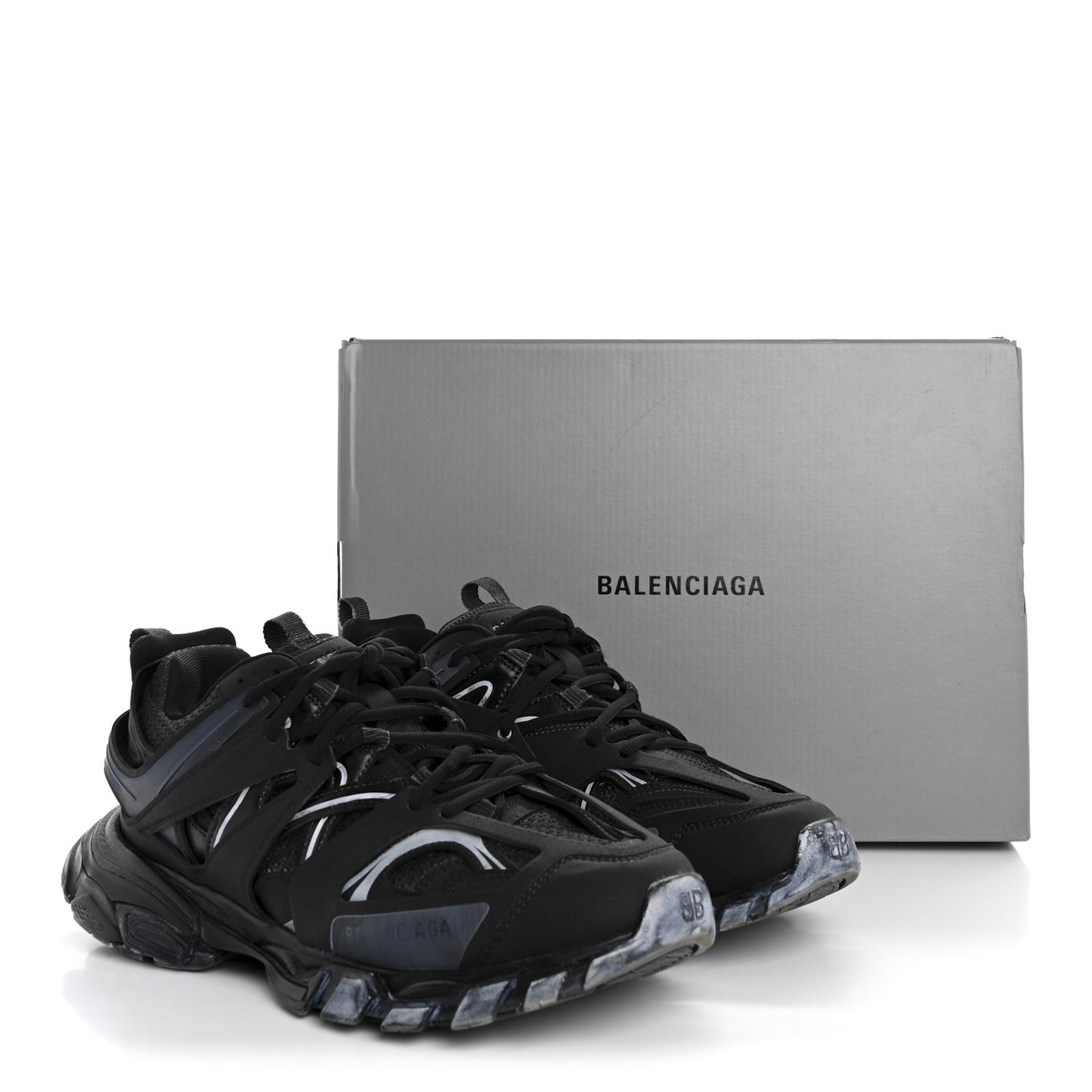 Mesh Rubber Uni-Matte Full Color Womens Track Sneakers 41 Faded Black