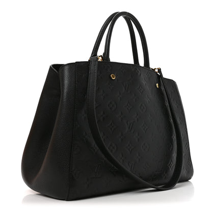 Louis Vuitton Empreinte Montaigne GM Black 2 of 9