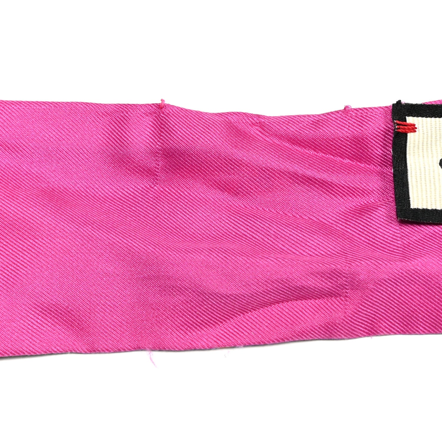 Gucci Silk Twill GG Monogram Special Flory Neck Bow Scarf Beige Pink 4 of 5