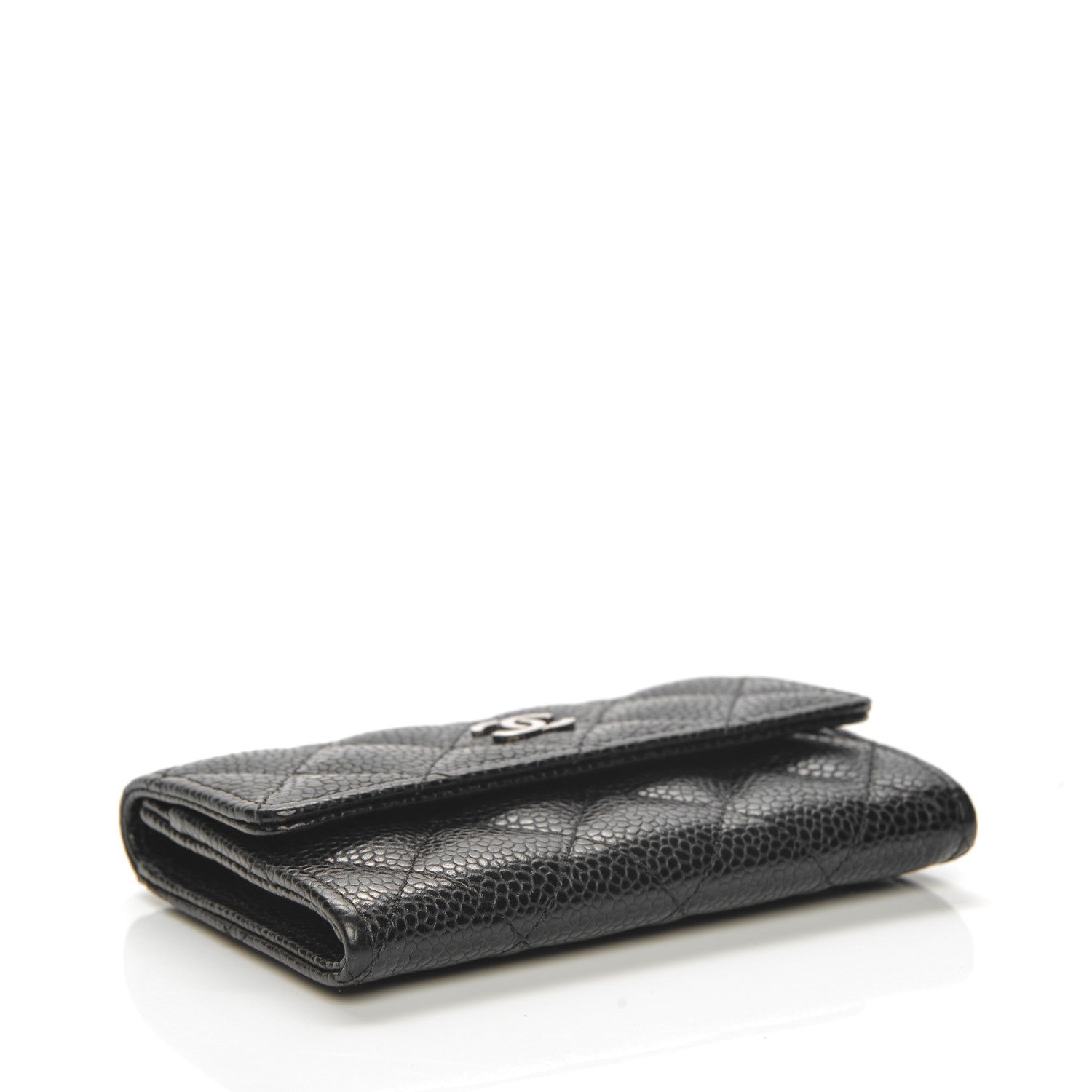 Chanel Caviar Quilted Flap Card Holder Black 4 of 7