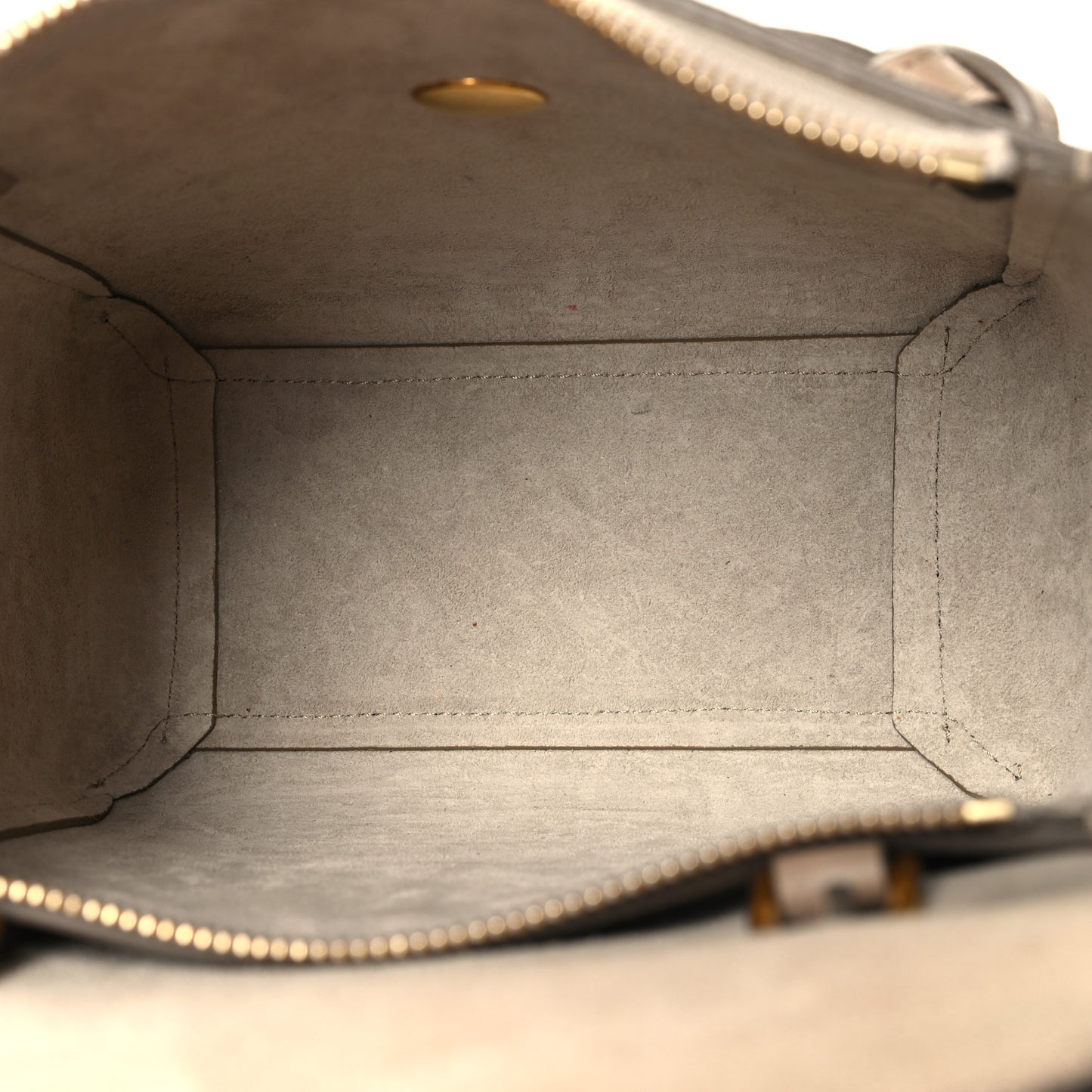 Grained Calfskin Nano Belt Bag Light Taupe