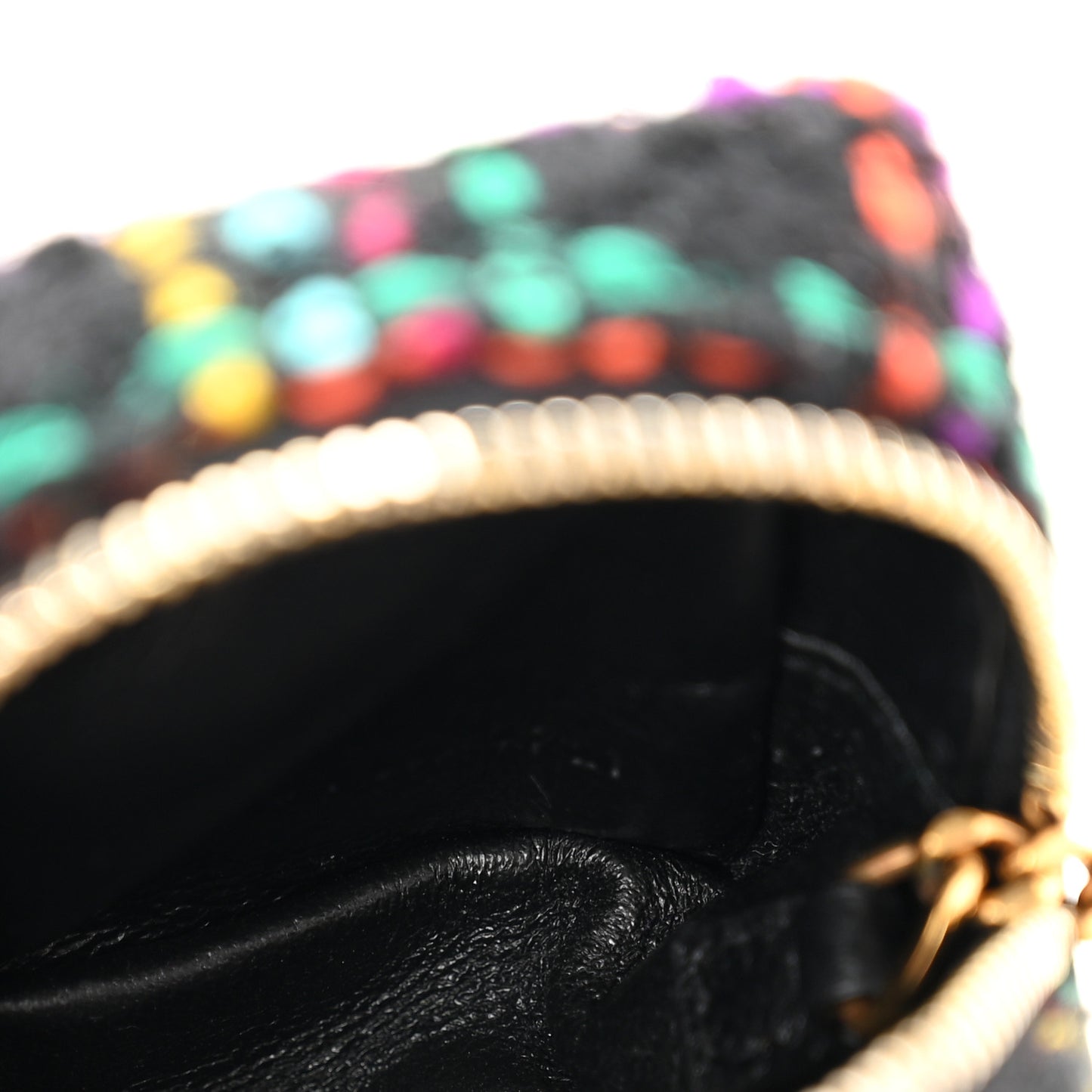 Boucle Jaime Cube Charm Keychain Black Multicolor