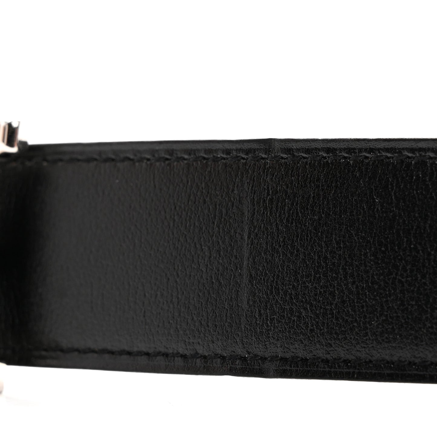 Box Togo Strie 32mm H Belt 80 32 Black Gold