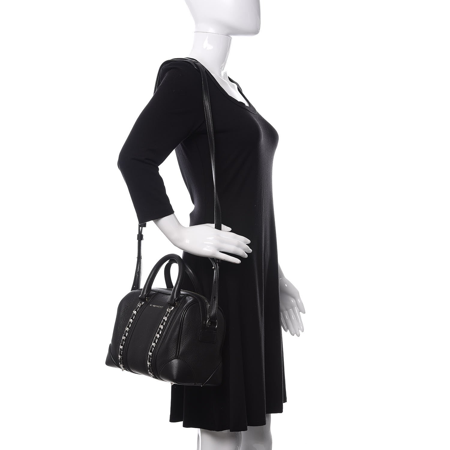 Givenchy Sugar Goatskin Mini Chain Animation Lucrezia Black 2 of 15