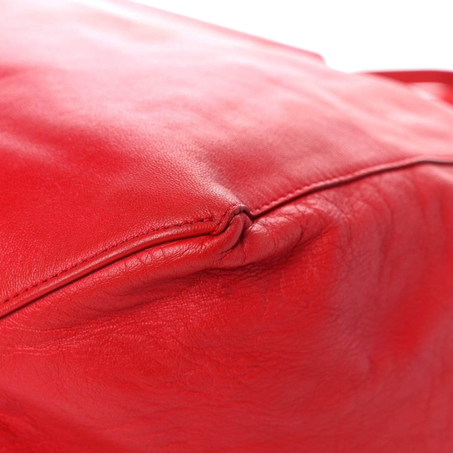 Lambskin Horizontal Cabas Magenta