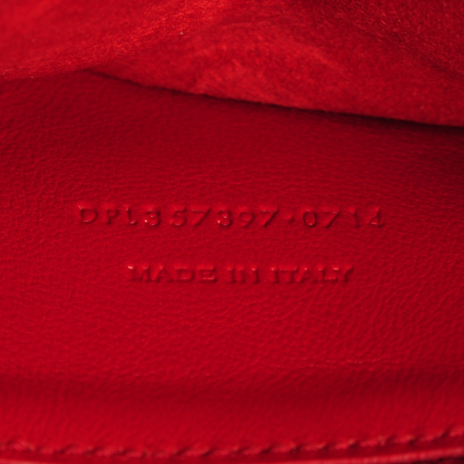 Saint Laurent Calfskin Matelasse Chevron Small Monogram Cabas Lipstick Red 7 of 7