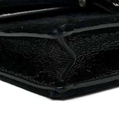 Gucci Velvet GG Monogram Super Mini Dionysus Shoulder Bag Black 8 of 18