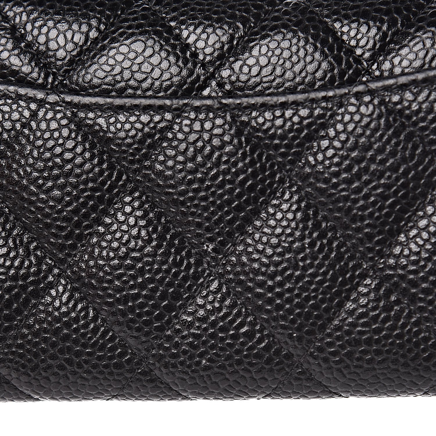 Chanel Caviar Quilted Flap Card Holder Wallet Black 9 of 11