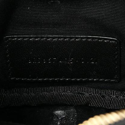Saint Laurent Grain De Poudre Matelasse Monogram Baby Lou Camera Bag Black 7 of 11