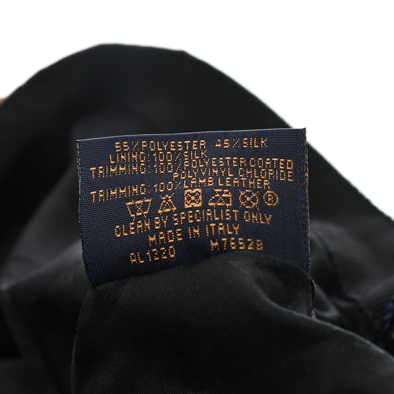 Louis Vuitton Polyester Silk Monogram LV Get Ready Cap M Black 9 of 9