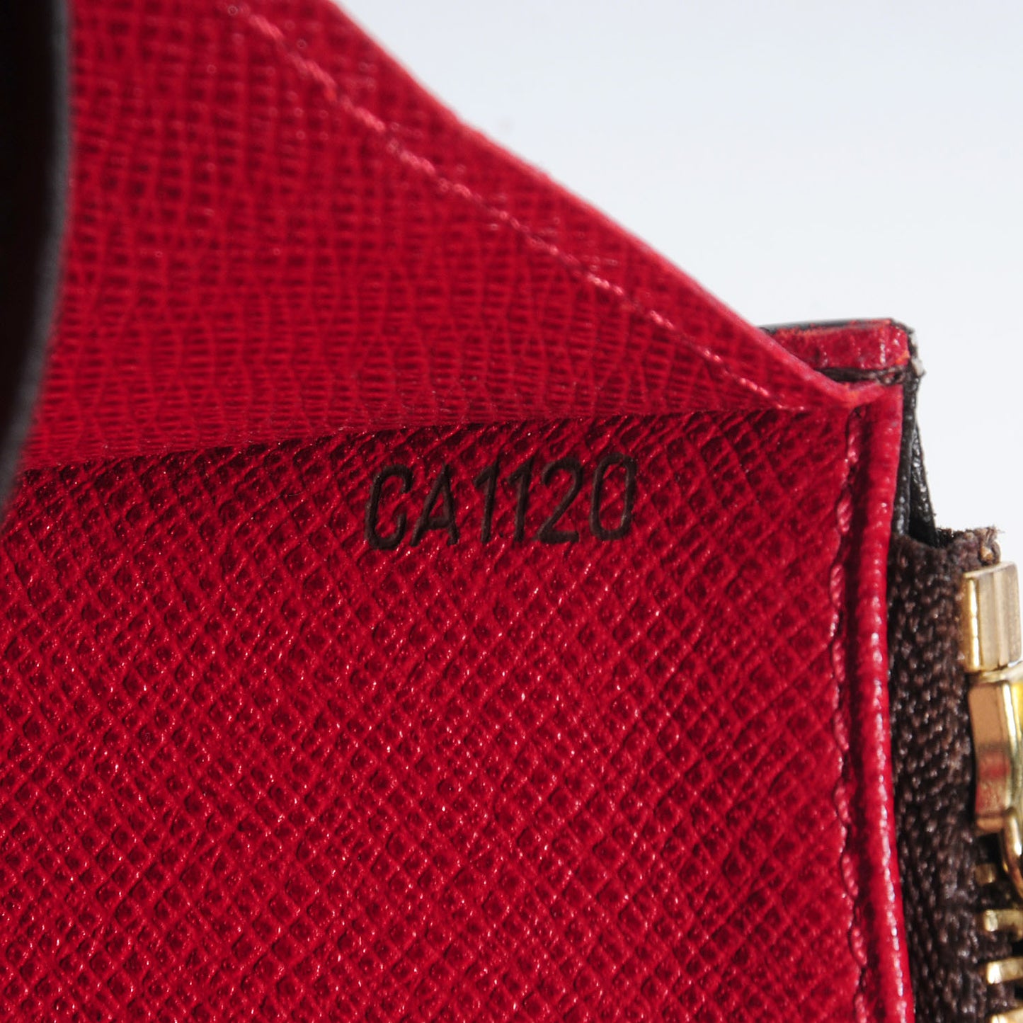 Monogram Emilie Wallet Red
