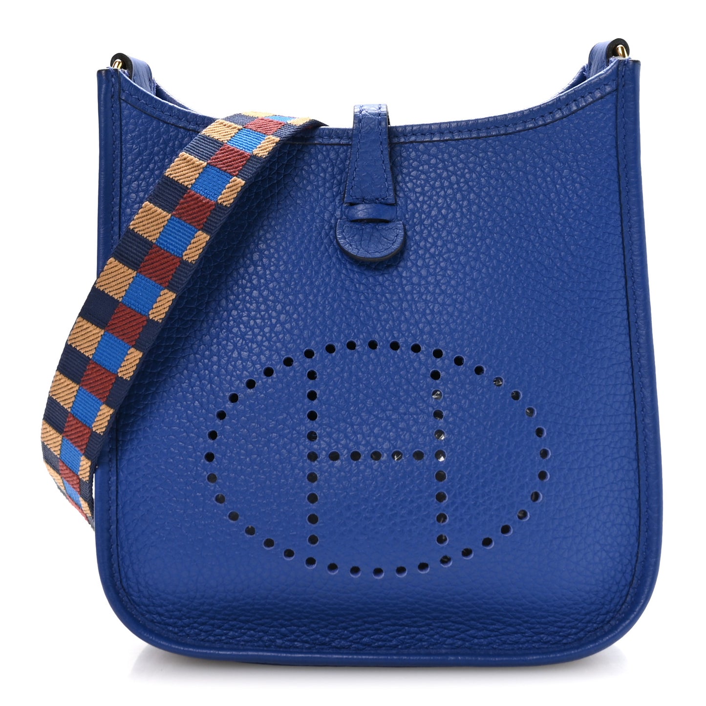 Taurillon Clemence Maxi Quadrille Evelyne TPM Royal Bleu Bleu Bill Biscuit Rouge H