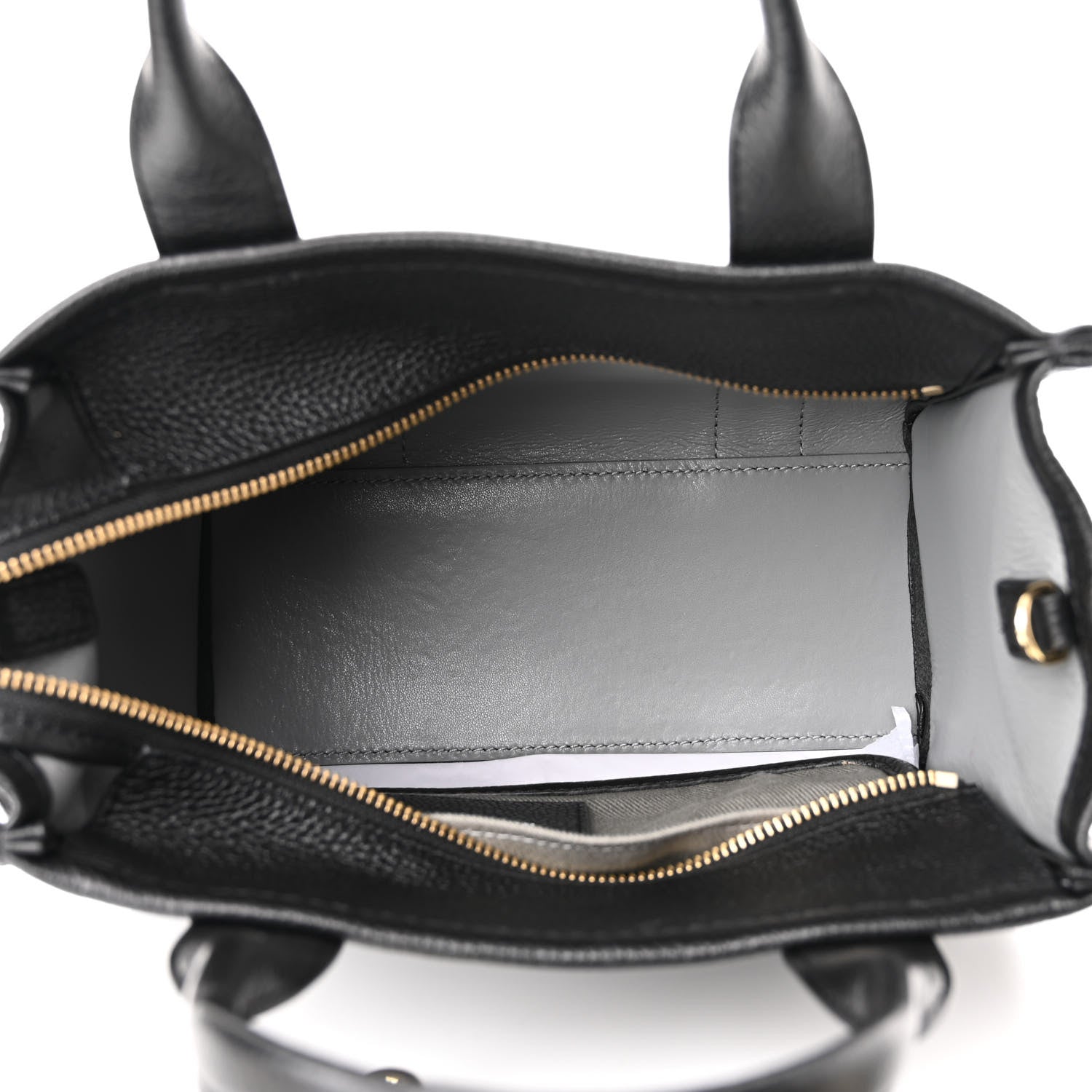 Marc Jacobs Grained Calfskin Small The Tote Bag Black 5 of 10