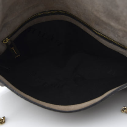 Burberry Signature Grain Medium Mildenhall Crossbody Bag Pale Grey 5 of 10