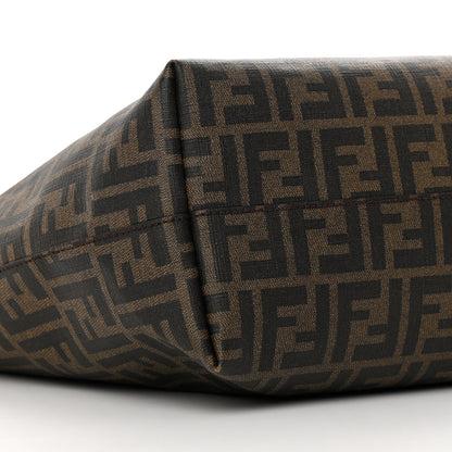Fendi Zucca Spalmati Medium Roll Tote Tobacco Moro 9 of 14