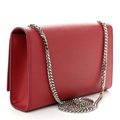 Saint Laurent Grain De Poudre Medium Monogram Kate Satchel New Lipstick 3 of 10