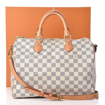 Louis Vuitton Damier Azur Speedy Bandouliere 30 22 of 22