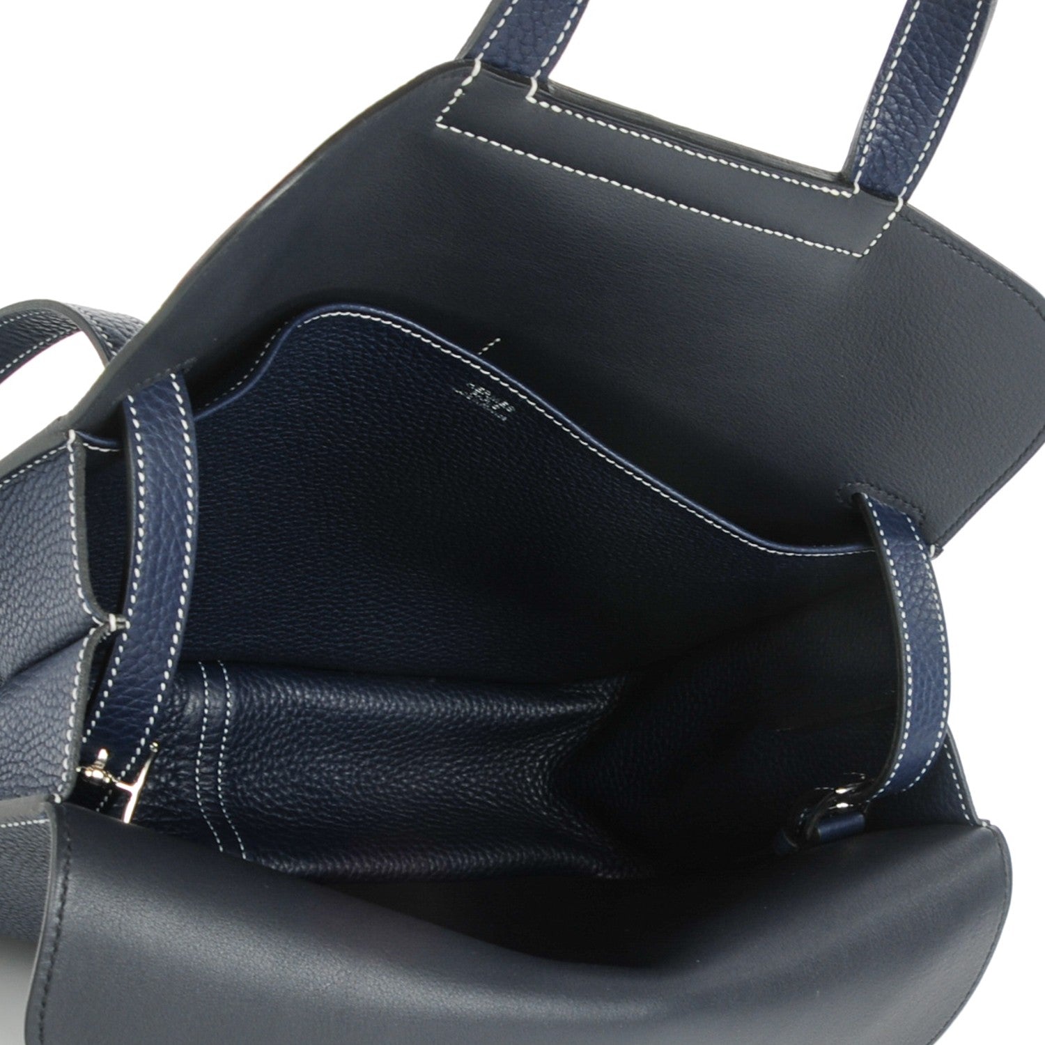 Hermes Taurillon Clemence Halzan 31 Bleu Nuit Indigo 5 of 9