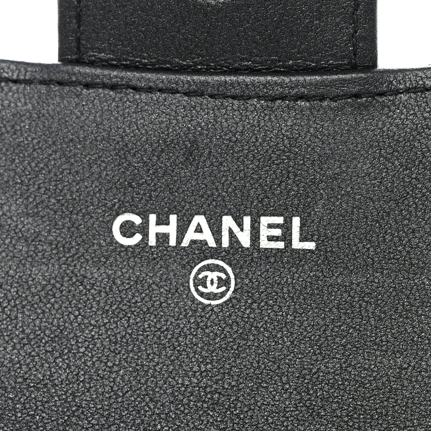 Lambskin Quilted Flap Card Holder Wallet So Black