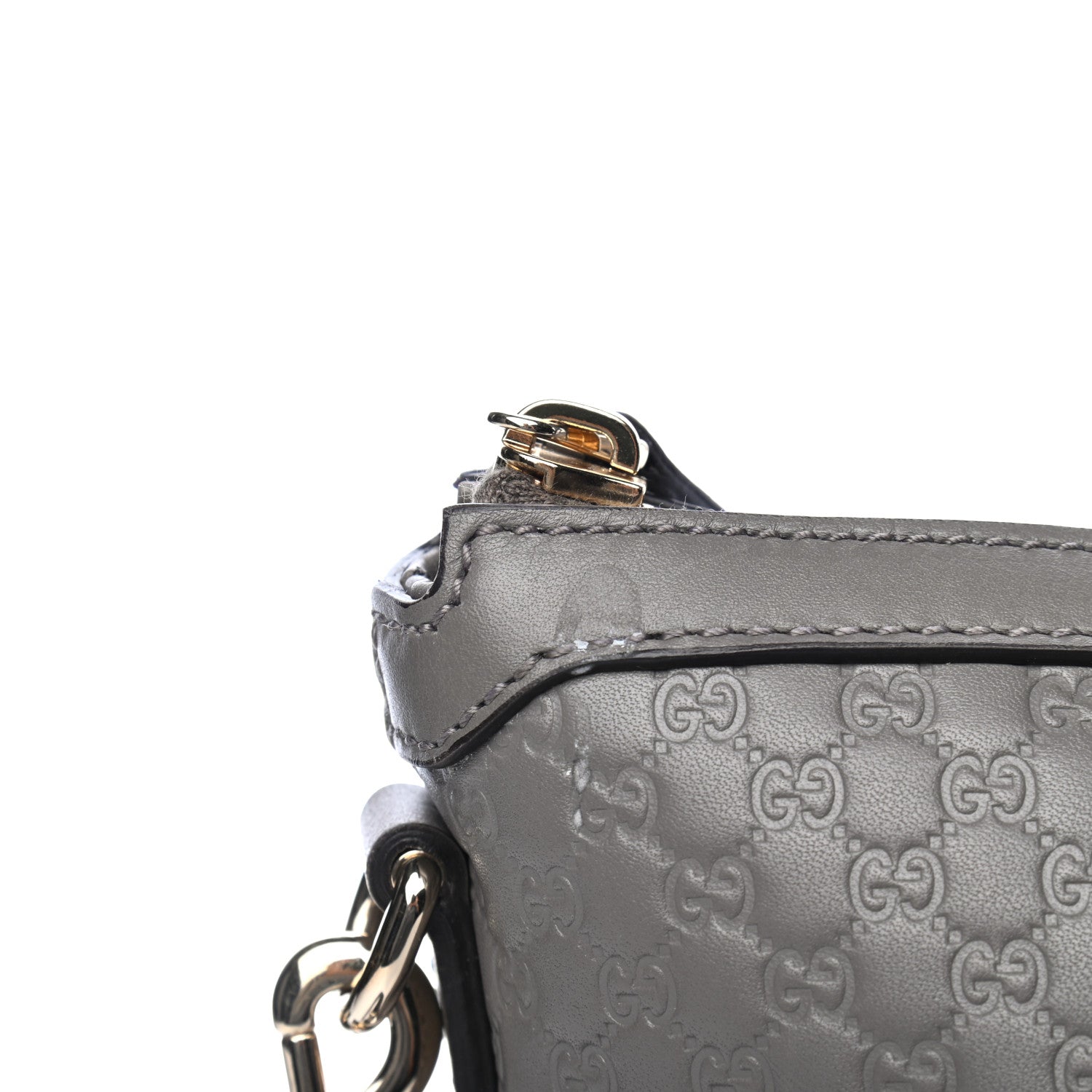 Gucci Soft Microguccissima Small Zippered Satchel Loess 11 of 12