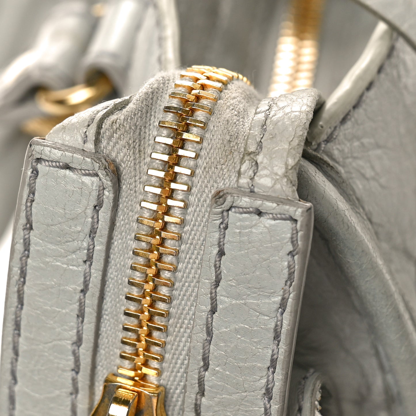 Agneau Giant 12 Gold Hardware Mini City Gris Melange